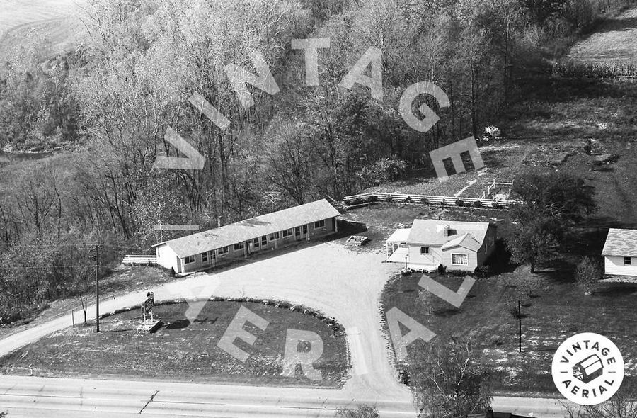 Dart Motel - 1963 Aerial (newer photo)